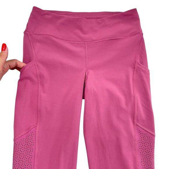 Lululemon Ready to Race Crop 21" Inseam Moss Rose Size 6 - Picture 2 of 7